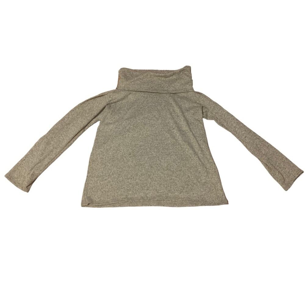 Doublju Cowl Neck Pullover Sweater Heather Gray Size 2XL‎